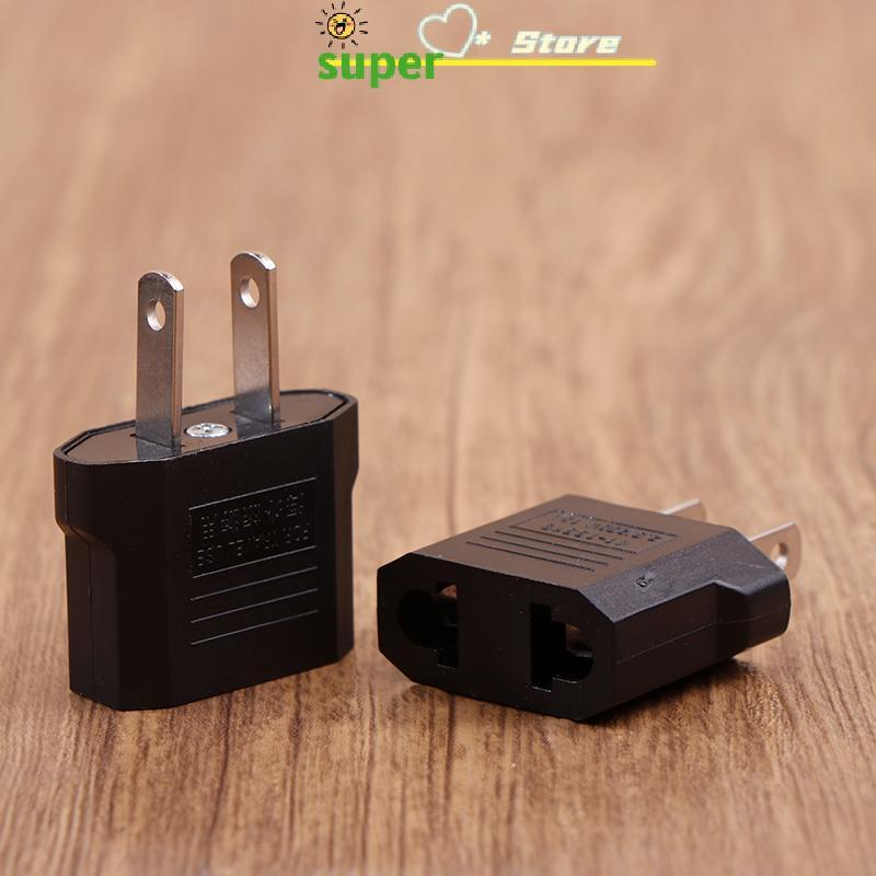 AN.MART 2 Cái Châu Âu US AU EU US Sang EU / EU Sang US Cắm Adapter Euro Du Lịch Điện Cắm Bộ Chuyển Đ