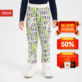 Quần nỉ bé trai CANIFA cạp chun in hoạ tiết 2BP24W009