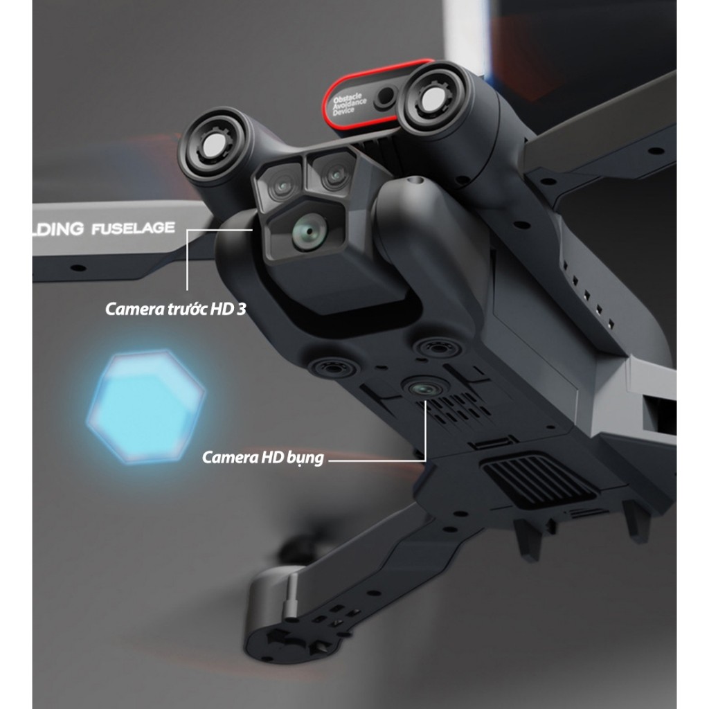 Drone Flycam M17,điều khiển từ xa Camera kép HD,Điều chỉnh góc ống kính từ xa,chức năng tránh chướng ngại vật | BigBuy360 - bigbuy360.vn