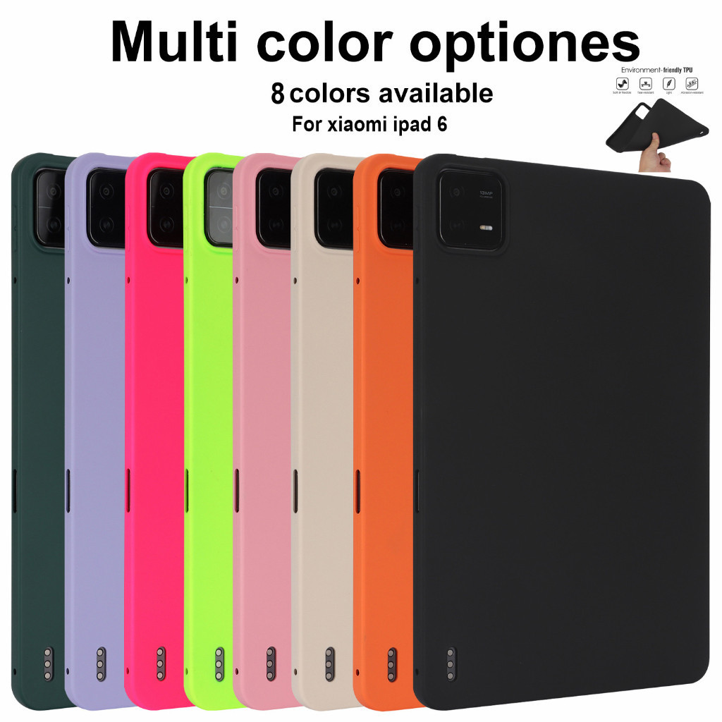 Dành Cho Xiaomi Pad 7 6 Pro MiPad 7 6 2023 2024 Vỏ Silicon Lỏng Mềm Chống Sốc Cho Mi Pad 7 Pro MiPad
