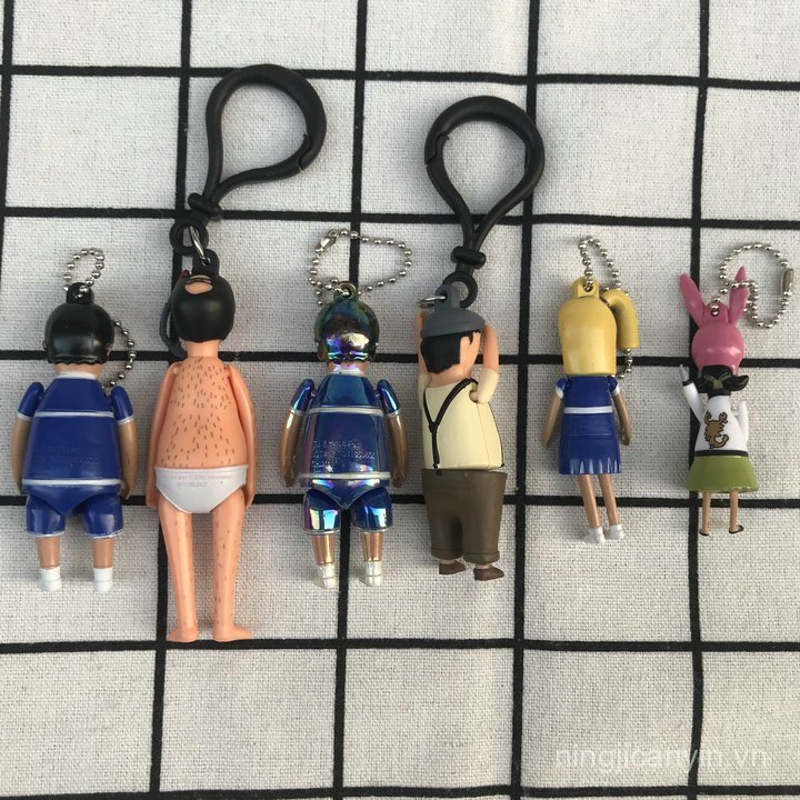 Chính Hãng Số Lượng Lớn Búp Bê Hạnh Phúc Burger Shop Burger King Tay Chân Di Động Mặt Dây Chuyền Mặt