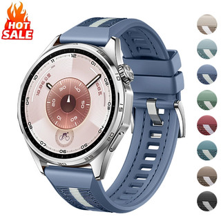 Dây đeo silicon bện 22mm + Nylon tương thích cho Huawei Watch GT 6 Pro 46mm GT6 / GT5 / GT4 / GT3 46mm Dây đeo đồng hồ dành cho nam nữ