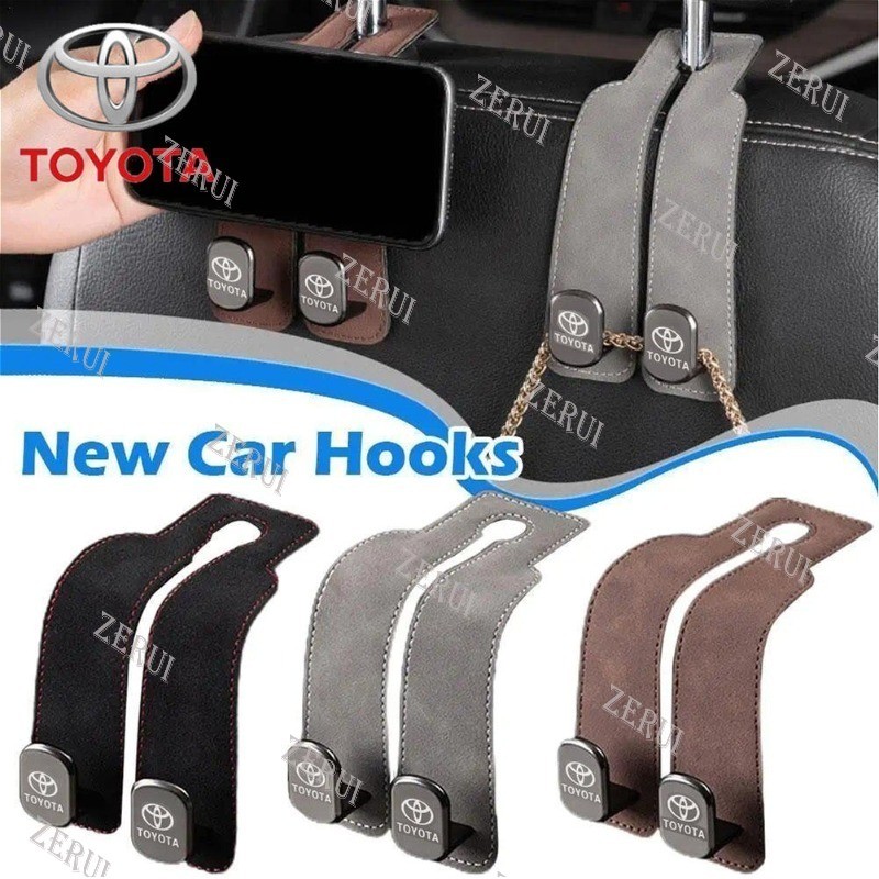 ZR Cho Xe Móc Cho Nội Thất Ô Tô Phụ Kiện Ô Tô Túi Móc Giá Đỡ Đôi Móc Cho Xe Toyota Supra Tràng Hoa C
