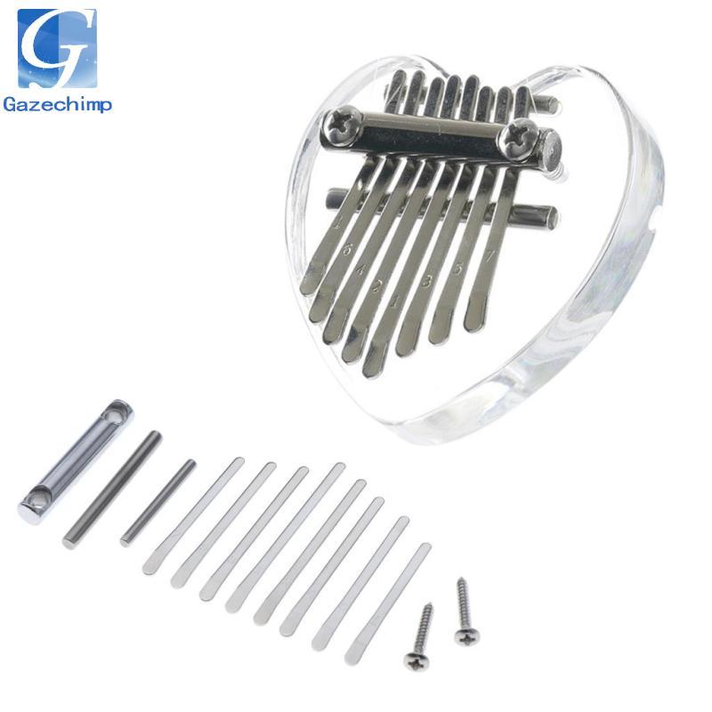 Gazechimp DIY Mini Kalimba 8 Phím Ngón Tay Cái Đàn Piano Thép / w Vít Cho