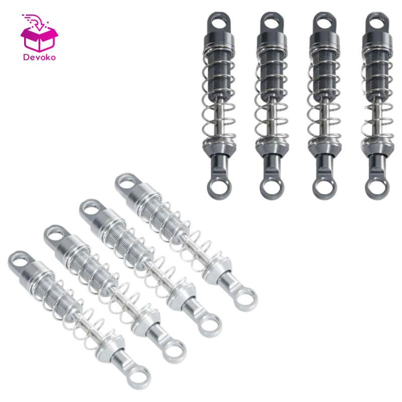 4 RC Giảm Chấn Lò Xo Kim Loại Nâng Cấp, Phụ Kiện Lắp Ráp, Phụ Kiện Giảm Chấn Cho Xe 1: 12 Mn168 Mn78