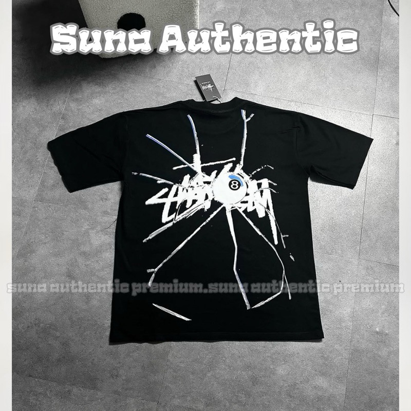 (Hàng Premium) Áo Thun Stussy 8 Pool Falsh Cotton Cao Cấp - Suna Authentic