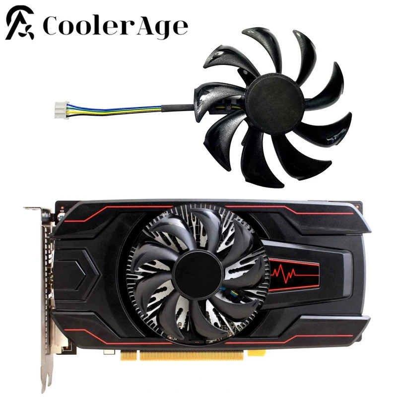 Quạt Thẻ iVideo Thay Thế Cho Sapphire RX 460 550 2G D5 ITX Mới Chính Hãng 85MM GA91S2M RX460 RX550 Q