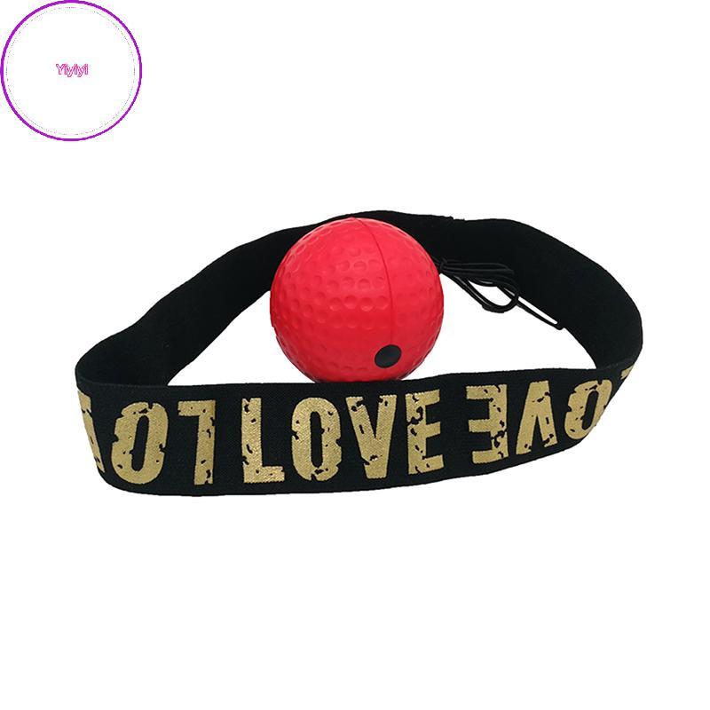 Yiyi Boxing Speed Ball Head-mounted PU Punch Ball MMA Sanda Training Hand Eye Reaction Gym Sandbag M