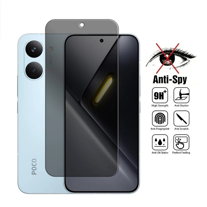 Cho Poco X8 Pro Max Kính Cho Poco X8 Pro Kính Cường Lực Full Keo Chống Gián Điệp Bảo Vệ Màn Hình Riê