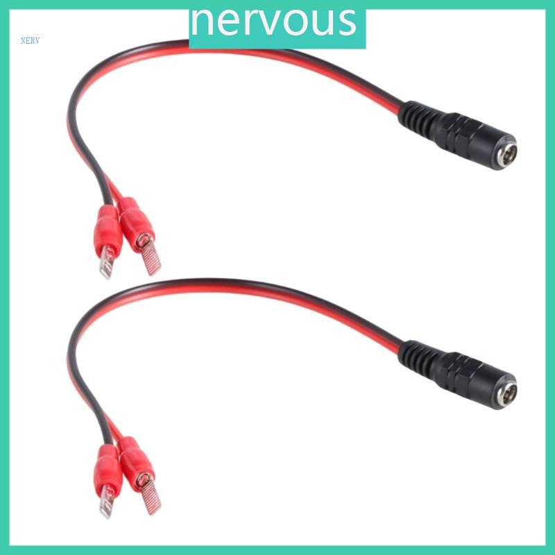 NERV 2 Chiếc DC5521 5 5X2 1 Mm Sang C45 Lắp Dây Sạc Cho 12V 21V 25V 36V 42V 18V Pin Dụng Cụ Điện Ổn 