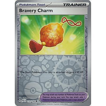 Thẻ Bài Pokemon Bravery Charm - 173/193 - Uncommon Reverse Holo