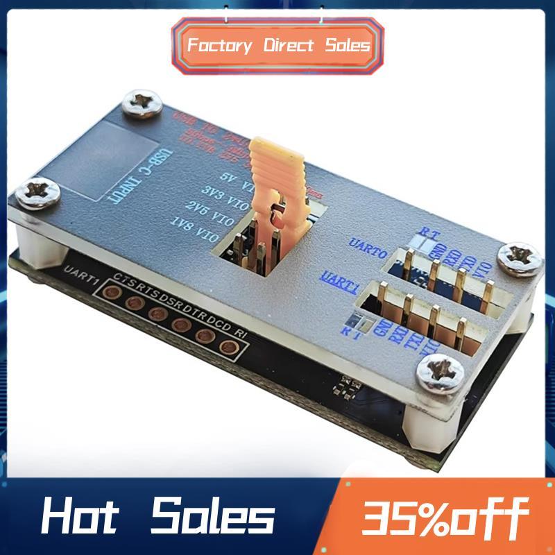 Mô-đun nối tiếp USB sang TTL CH342F mới Hỗ trợ 1V8 2V5 3V3 5V Công suất 3Mbps Max