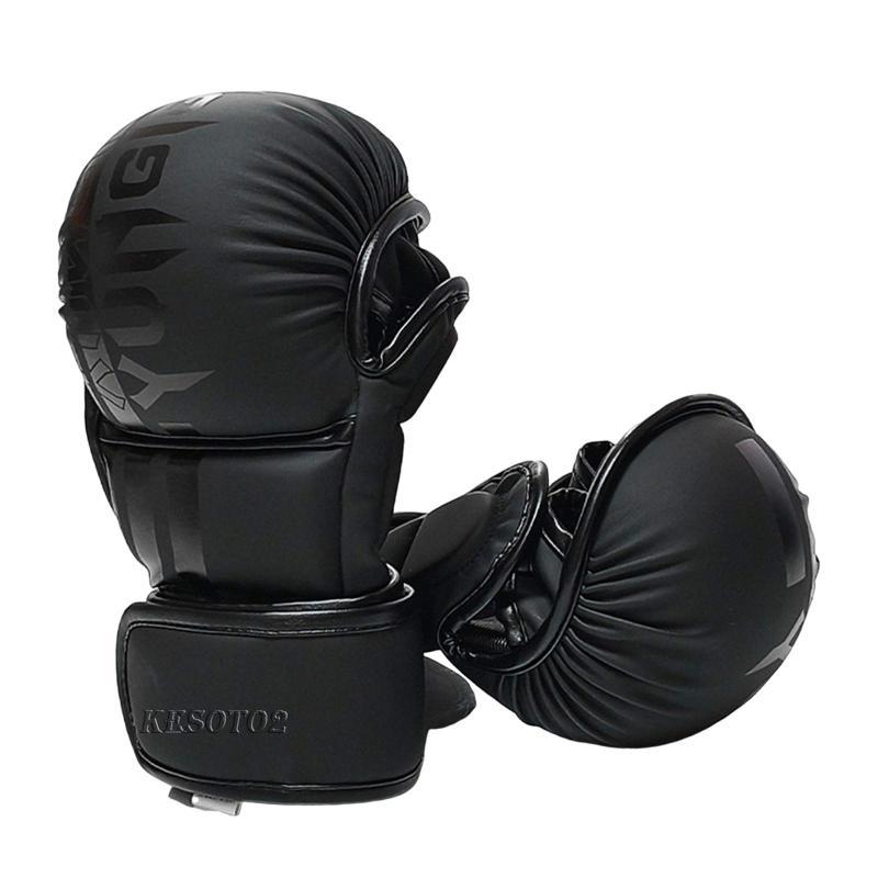 Găng tay đấm bốc, Bọc bảo vệ khớp đệm, Găng tay tập luyện MMA nửa ngón mềm, MMA dành cho võ thuật