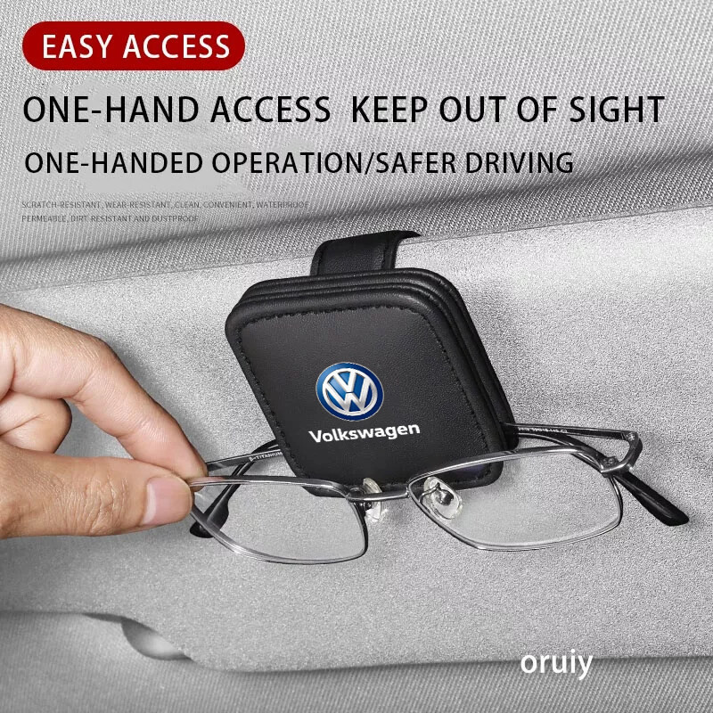 Xe Mắt Kính Đựng Thẻ Kẹp Dành Cho Xe Volkswagen VW Polo Golf R Vento Passat Tiguan GTI CC Scirocco G