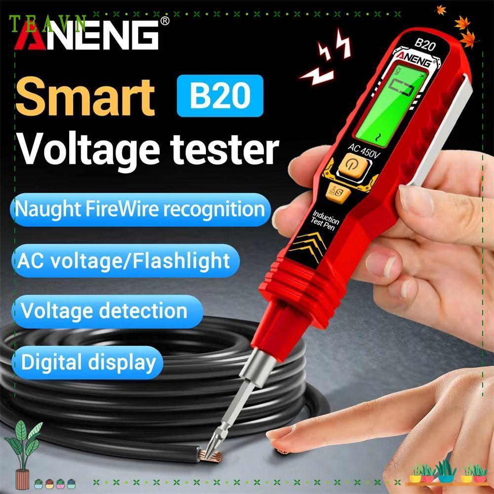 Máy dò điện áp AEBYDEH, Bút kiểm tra điện áp hiển thị kỹ thuật số không tiếp xúc, Máy kiểm tra tuốc 