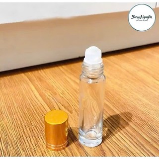 KHO SỈ (COMBO 100) Vỏ chai Bi Lăn Thủy Tinh Trong xuốt  5ml-10ml