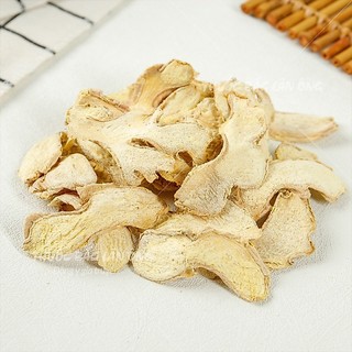 Gừng lát sấy khô 500g, thơm cay, dùng pha trà gừng, gia vị nấu ăn, xông hơi, tốt cho sức khỏe