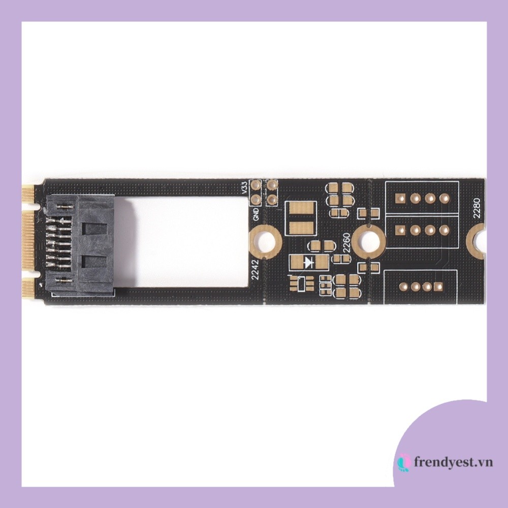 [frendyest.vn] M.2 B-M Key to SATA3.0 Riser Card M.2 NGFF to SATA3.0 7 Pin Adapter Board Card
