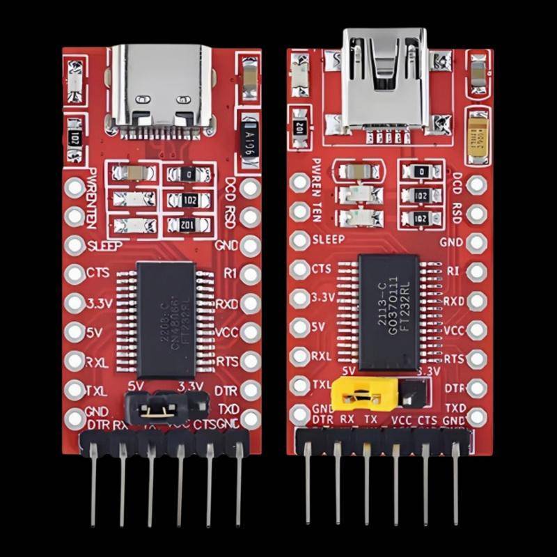 [VG] 1 Cái USB TO TTL Mini / Type-C FT232RL FT232 FTDI USB 3.3V 5.5V Sang TTL Serial Adapter Module 