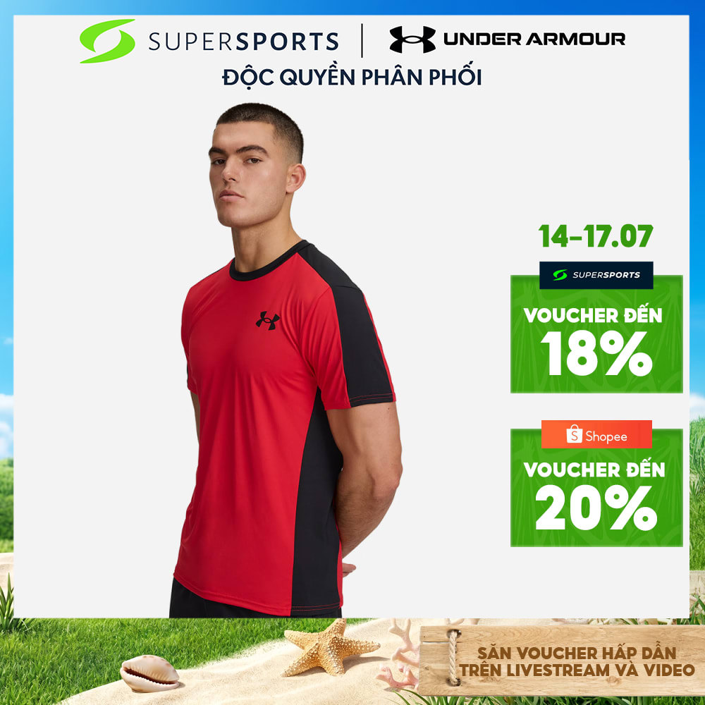 Áo Thun Nam Under Armour Heatgear Wordmark - 6007758-600