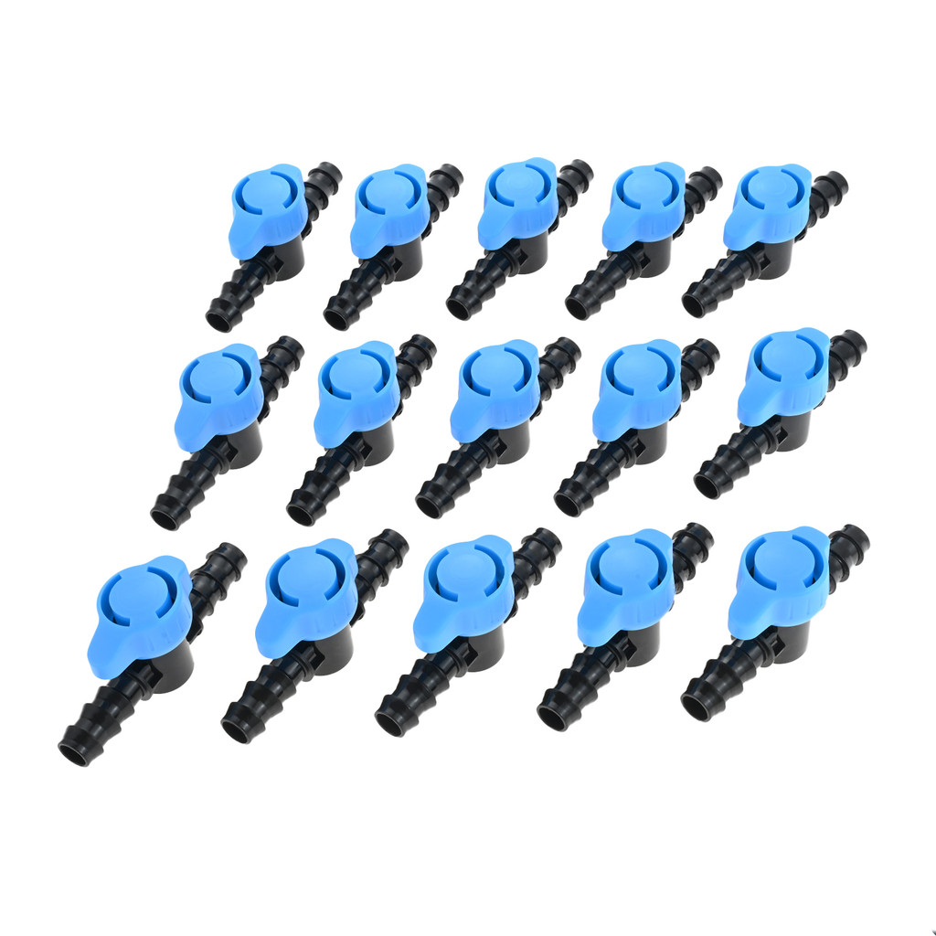 15 Chiếc Nhựa Nhỏ Giọt Tưới 1 / 2 Inch Thép Gai Tắt Van Cho 1 / 2 Inch 16 Mm Ống Tưới Nhỏ Giọt Cho H