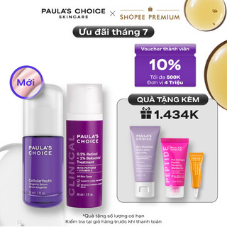 Bộ đôi ngừa lão hóa sớm & giảm nếp nhăn Longevity Serum & 0.3% Retinol Serum 2250-8015