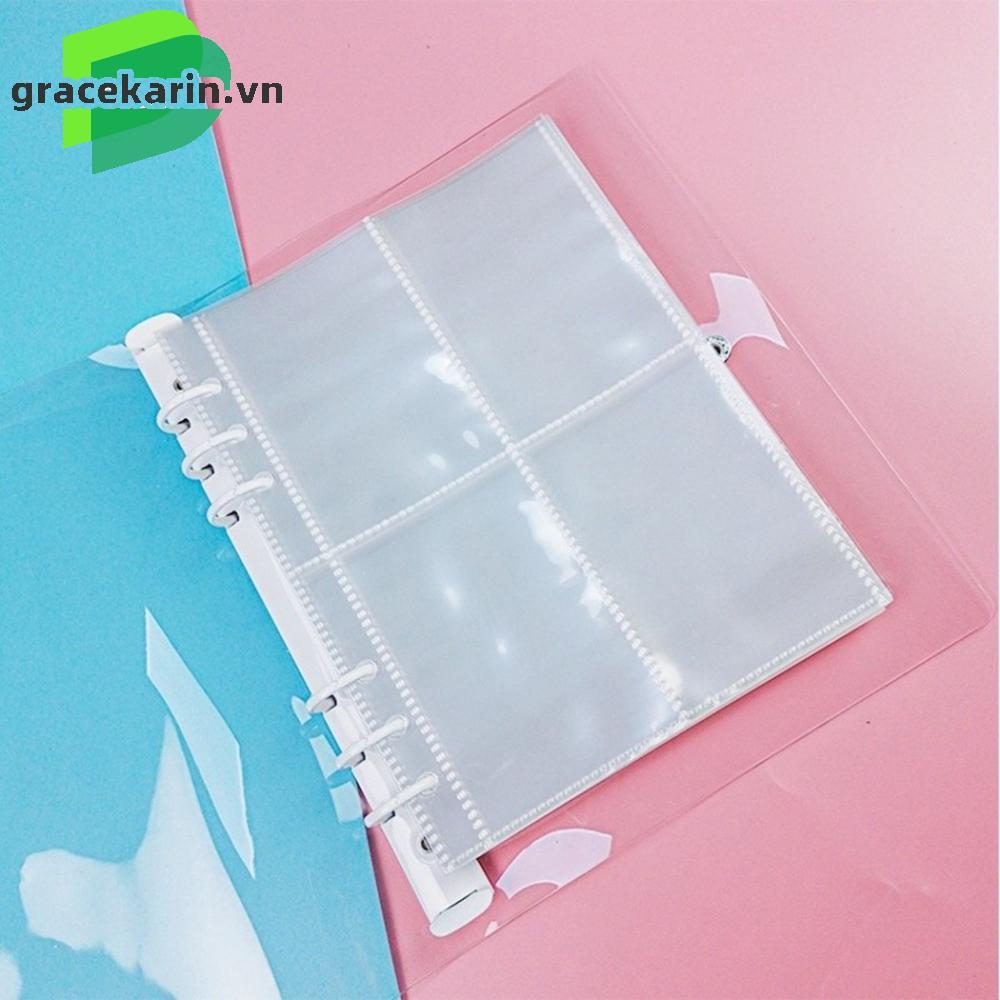 [GRCEKRIN-VN]A5 Sleeves Photo Albums Photocard Refill Inner Transparent 15.2*19.8cm