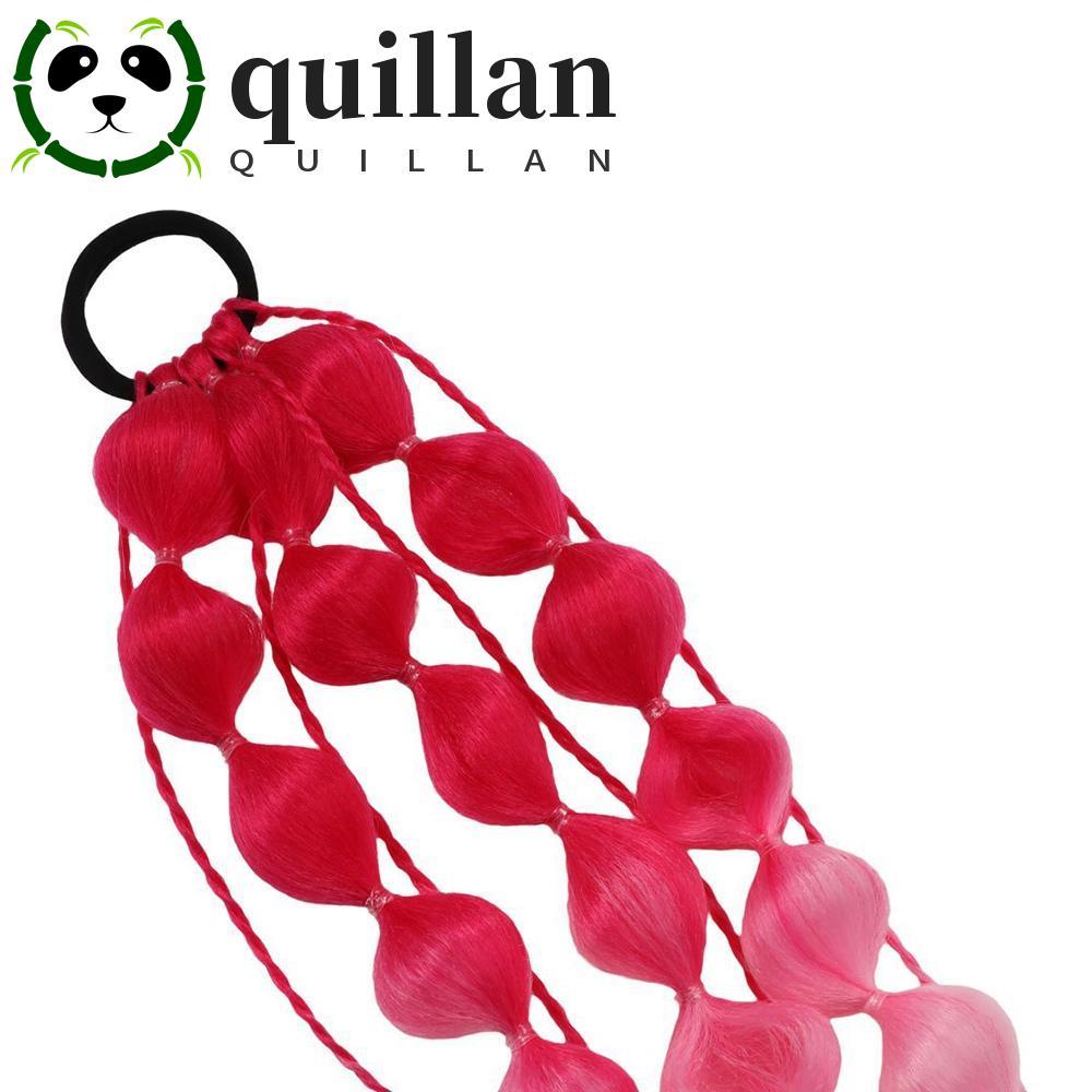 QUILLAN Bubble Jumbo Braid, Lantern Braid Ponytail Extension Twist Braid Bulk, Hairpiece Handmade Om