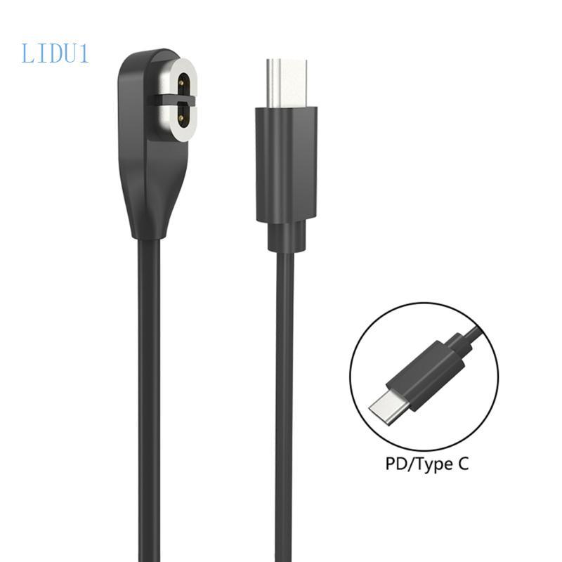 LIDU1 1 Gói Tai Nghe Sạc Di Động 2 Pin Loại C Kết Nối Sạc Cáp Sạc USB C Cho AS800 AS803 AS810