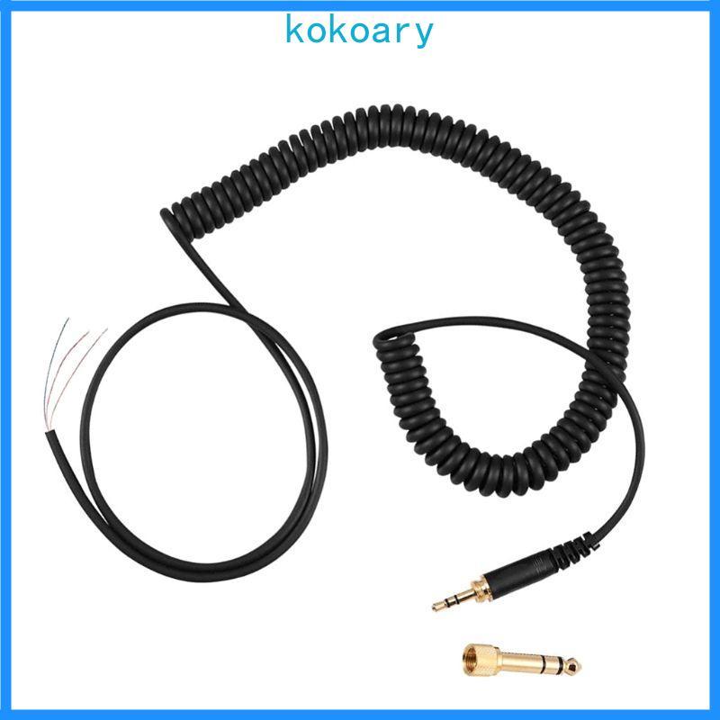 Dây cáp lò xo KOK Dây cắm cho tai nghe DT 770 770Pro 990 990Pro Dây thay thế