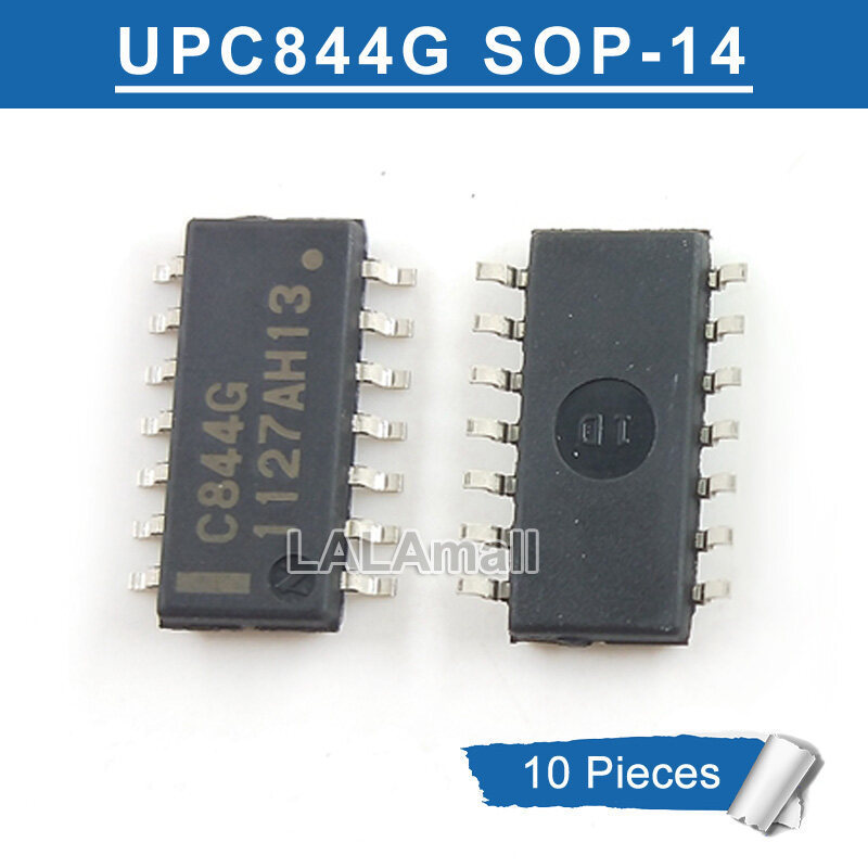 10 Chiếc C844G SOP14 UPC844G SOP-14 SMD Bộ Khuếch Đại Hoạt Động Tốc Độ Cao Chip IC Mới