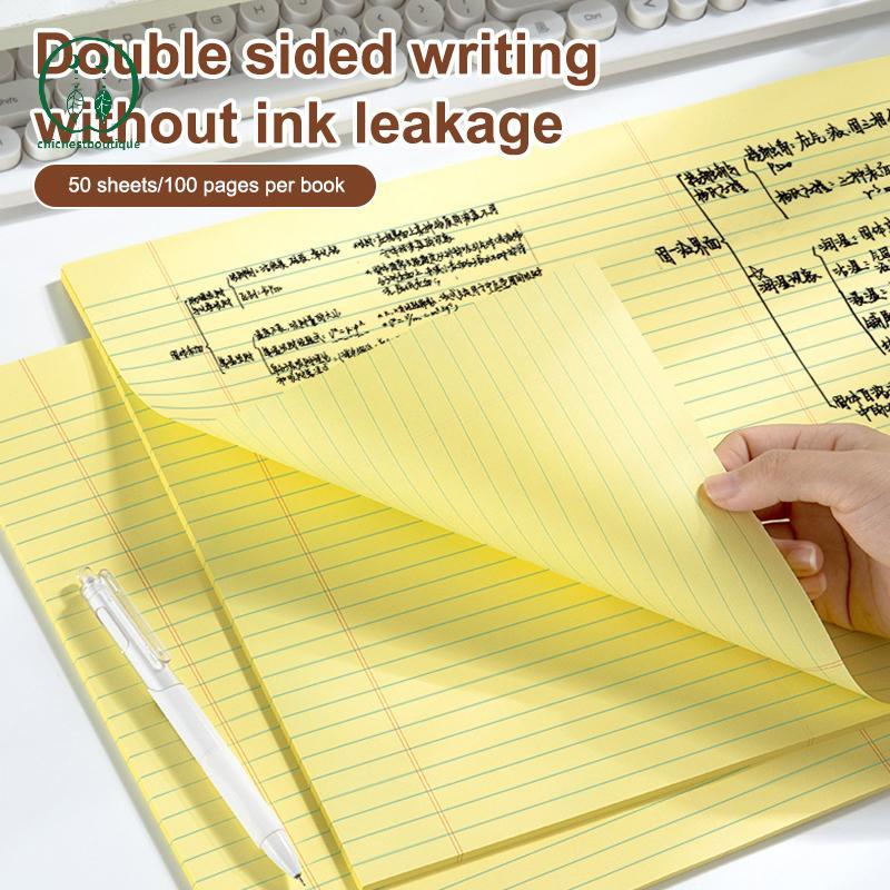 [Chicnest] 50 tờ Thiêned A3 A3 Notebook Lập kế hoạch tâm trí Giấy dự thảo có thể xé được Học sinh Vi