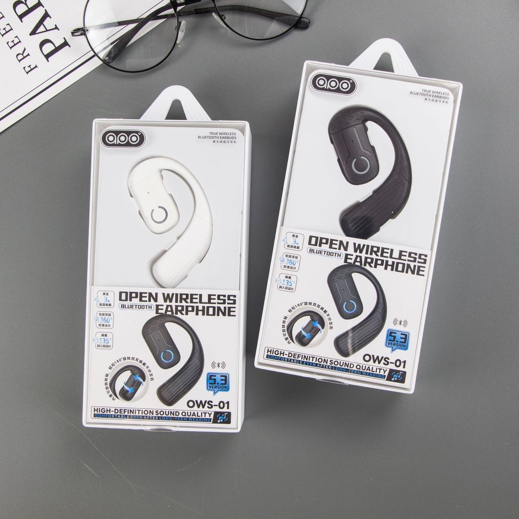 Cáp Kiki Tai Nghe Bluetooth OWS-01 Cáp Tai Nghe Bluetooth Tai Đơn Bluetooth Tai Nghe Thể Thao Kiki D