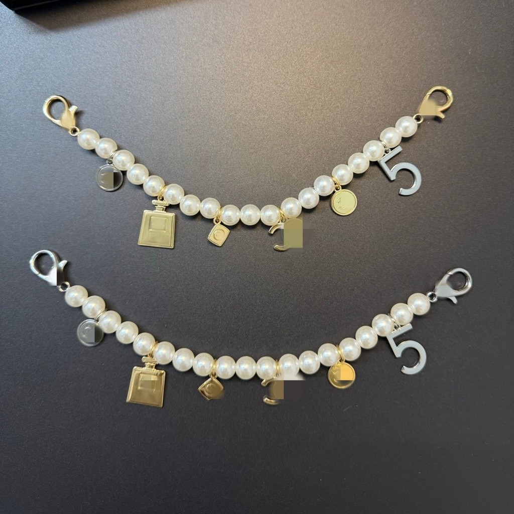 Vintage Imitation Pearl Bracelet Baroque Phone Case Chain Bag