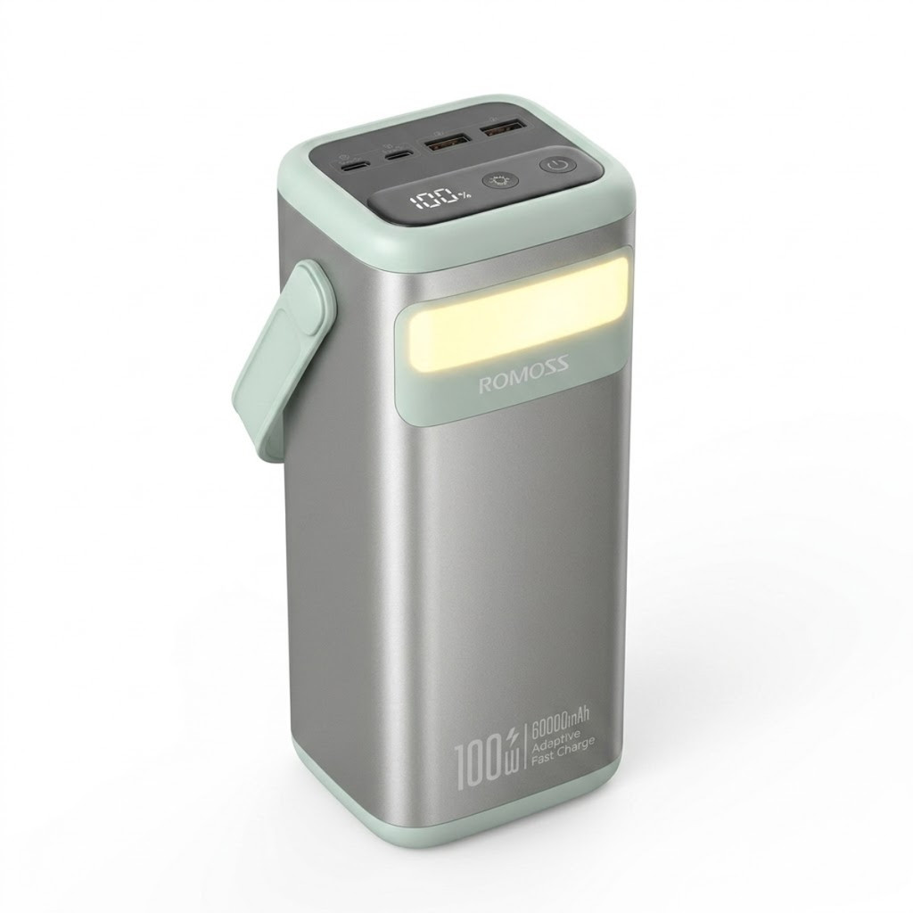 Pin sạc dự phòng ROMOSS PMT60 - 60.000mAh | 100W sạc nhanh 2 chiều - Lõi LIFEPO4 siêu bền