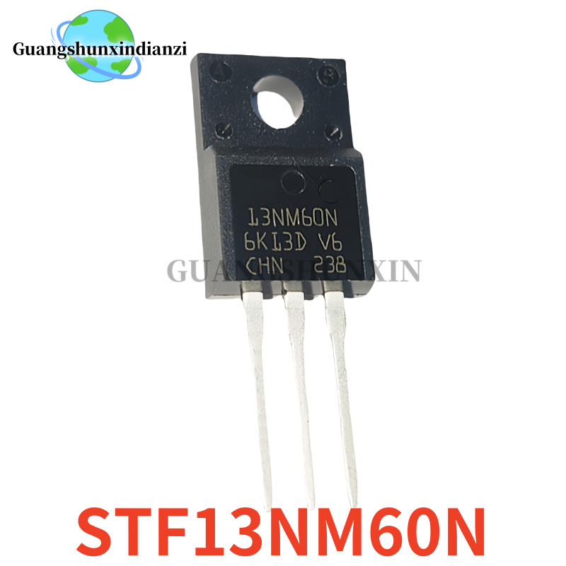 10 Chiếc Thương Hiệu Mới STF13NM60N TO-220F 13NM60N TO220 13NM60 F13NM60N STF13NM60 MOS FET transist