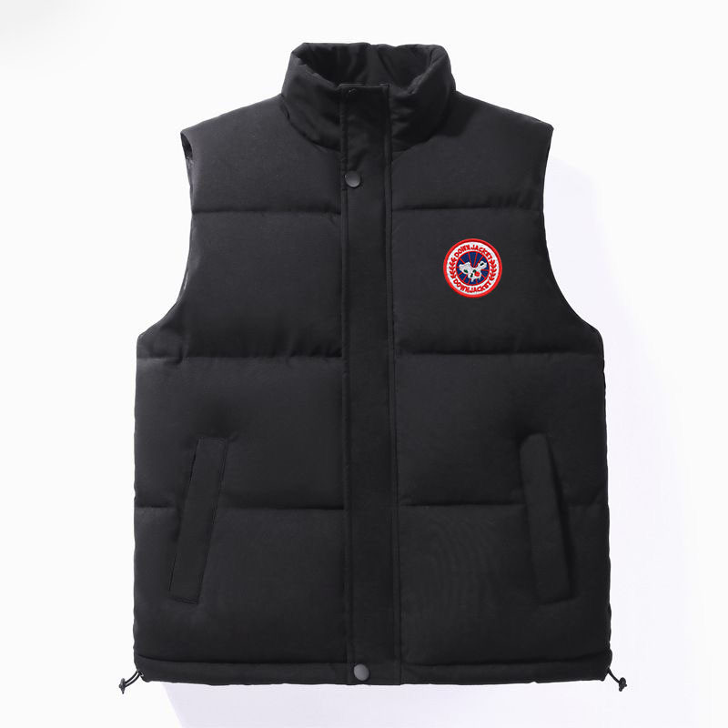Canada Goose New windproof autumn and winter trendy vest with added cotton padding, thickened cotton