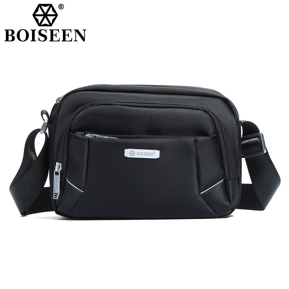 New men's crossbody bag, large-capacity business bag, multifunctional shoulder crossbody bag