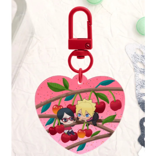 BS_Cherry glitter keychain Mary Shop