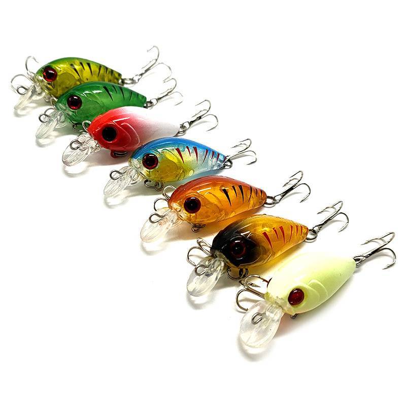 TT Mới Câu Cá Cá Chép Thiết Bị Mini Dụ Dụ Ro Fat Man 4g5cm Mini Dụ Minnow Lure PL
