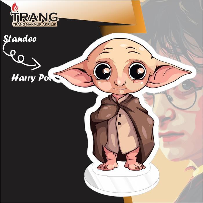 Standee Figure Akrilk Harry Potter Chibi / Standing Action figure Acrylic Harry Potter Chibi - Dobby