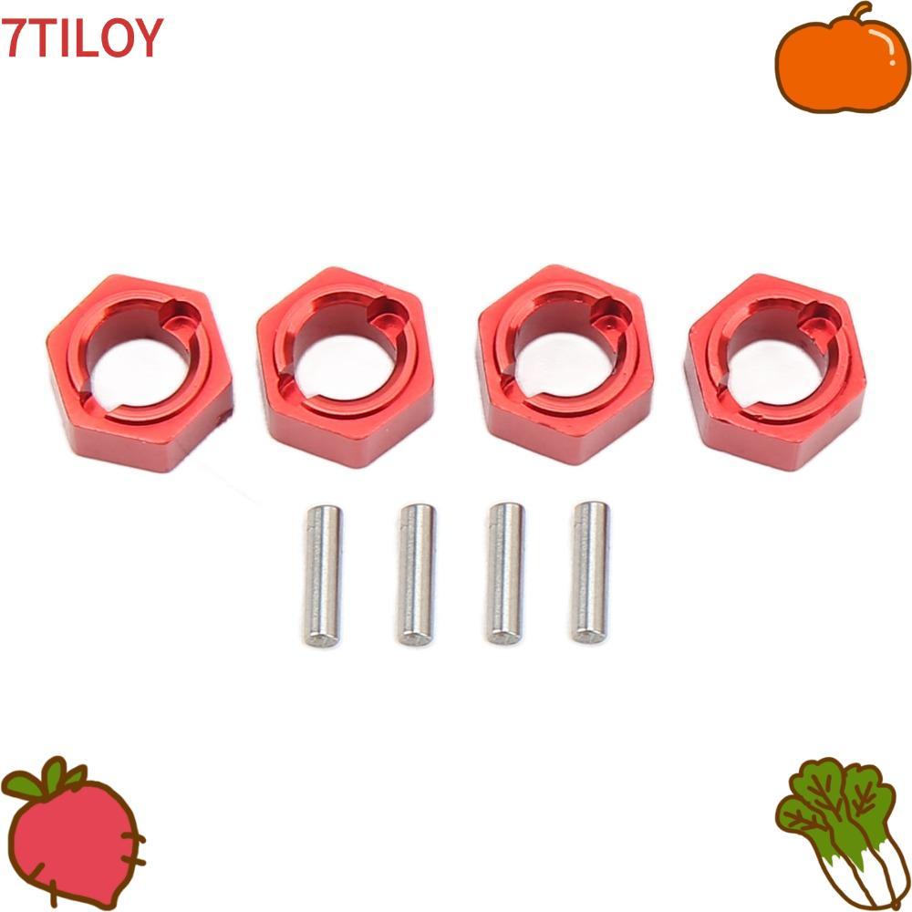 7TILOYSHOP 4 Bộ chuyển đổi trung tâm bánh xe lục giác 7mm, CNC|Lắp đặt dễ dàng Bộ chuyển đổi ổ đĩa l