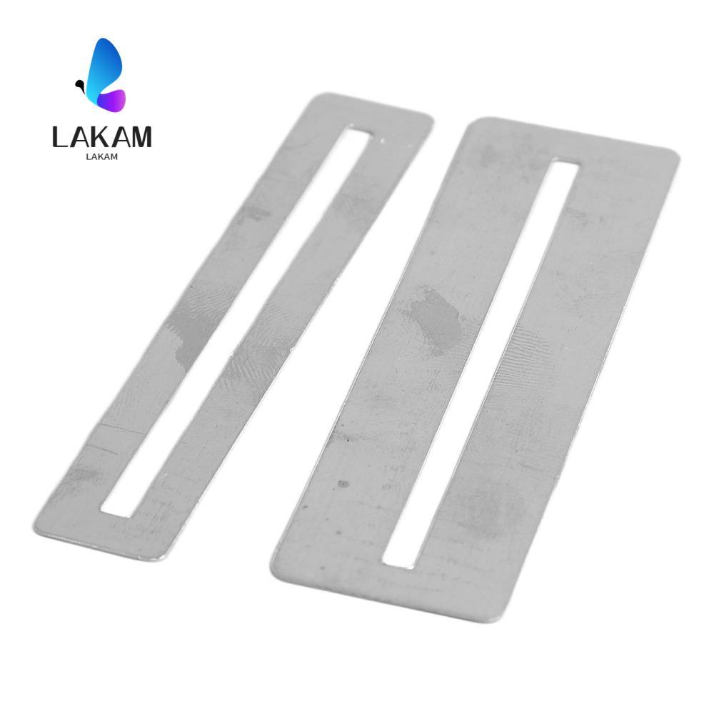 LAKAM 3 Bộ Quấn Fret, Thép Kích Thước 7,8Cm Guitar Fret Guard, Thực Tế Màu Bạc Fretboard Guard Guita
