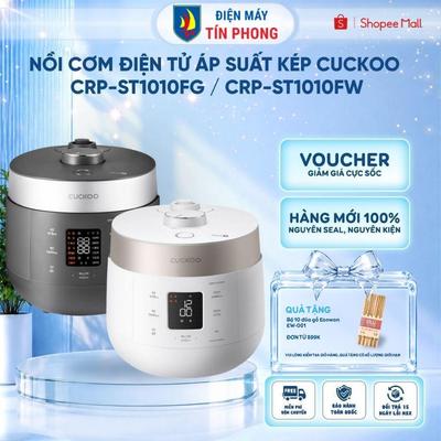 Nồi Cơm Điện Tử Áp Suất Kép Cuckoo CRP-ST1010FG / CRP-ST1010FW 1.8L - Twin Pressure | BH chính hãng