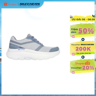 Giày Thể Thao Nam Skechers GOwalk Max Cushioning Hyper Burst Taj Đi Bộ-217129-GYBL Air-Cooled Goga Mat