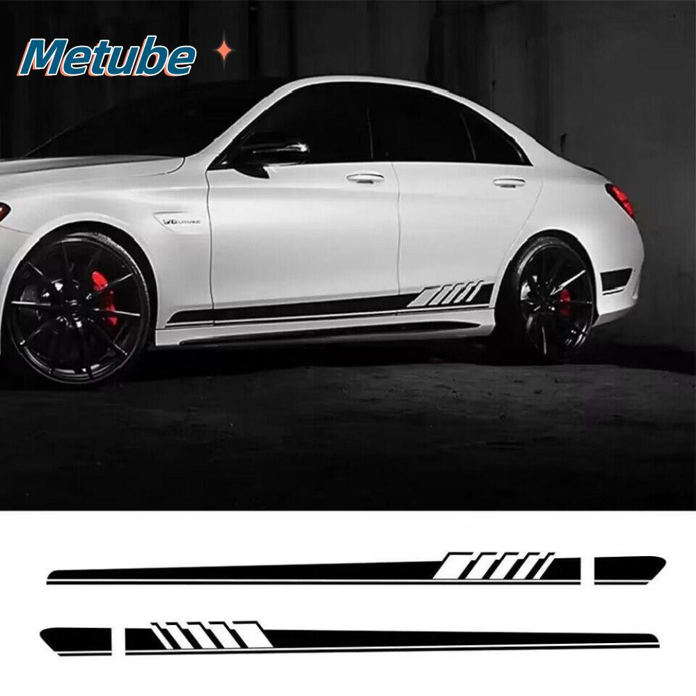 Đề can thân xe METUBE, Nhãn dán ô tô có thể tháo rời tự dính, Phụ kiện ô tô chống nước PVC cho Benz 