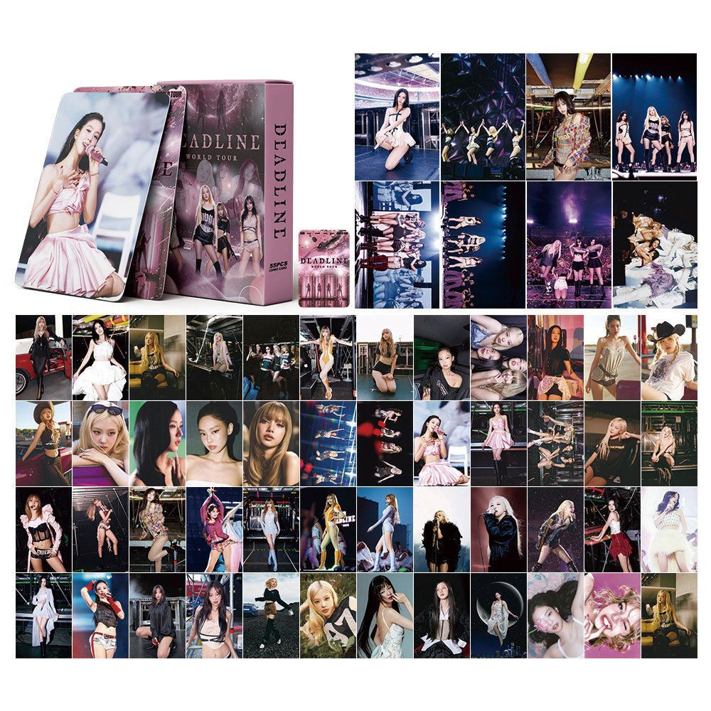 BP Ink 2025WorldTour DeadLine Album Mới Photocard JISOO JENNIE LISA ROSE