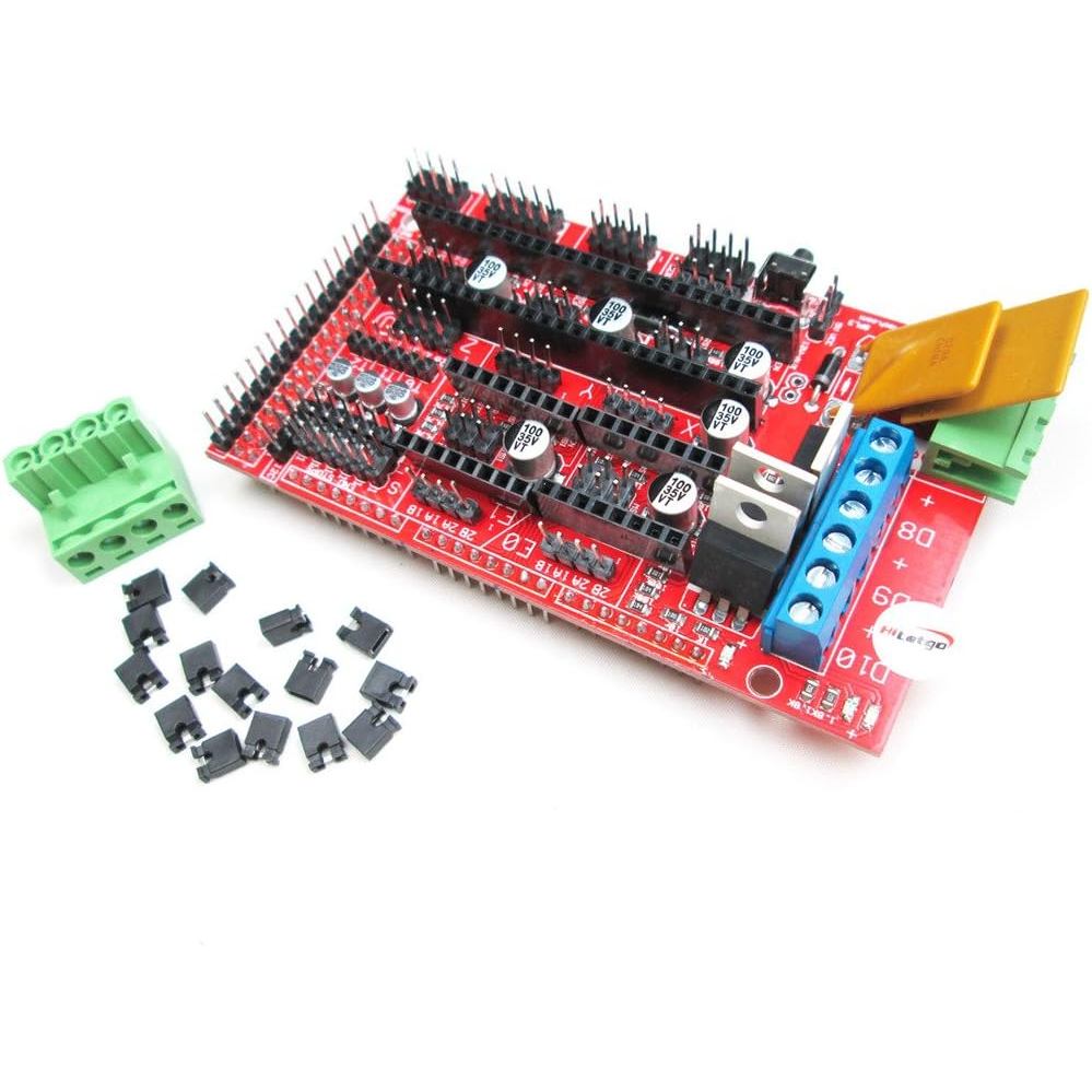 HiLetgo RAMPS 1.4 Bảng Điều Khiển Máy In 3D Bảng Điều Khiển Reprap Bảng Điều Khiển Cho Arduino Mega 