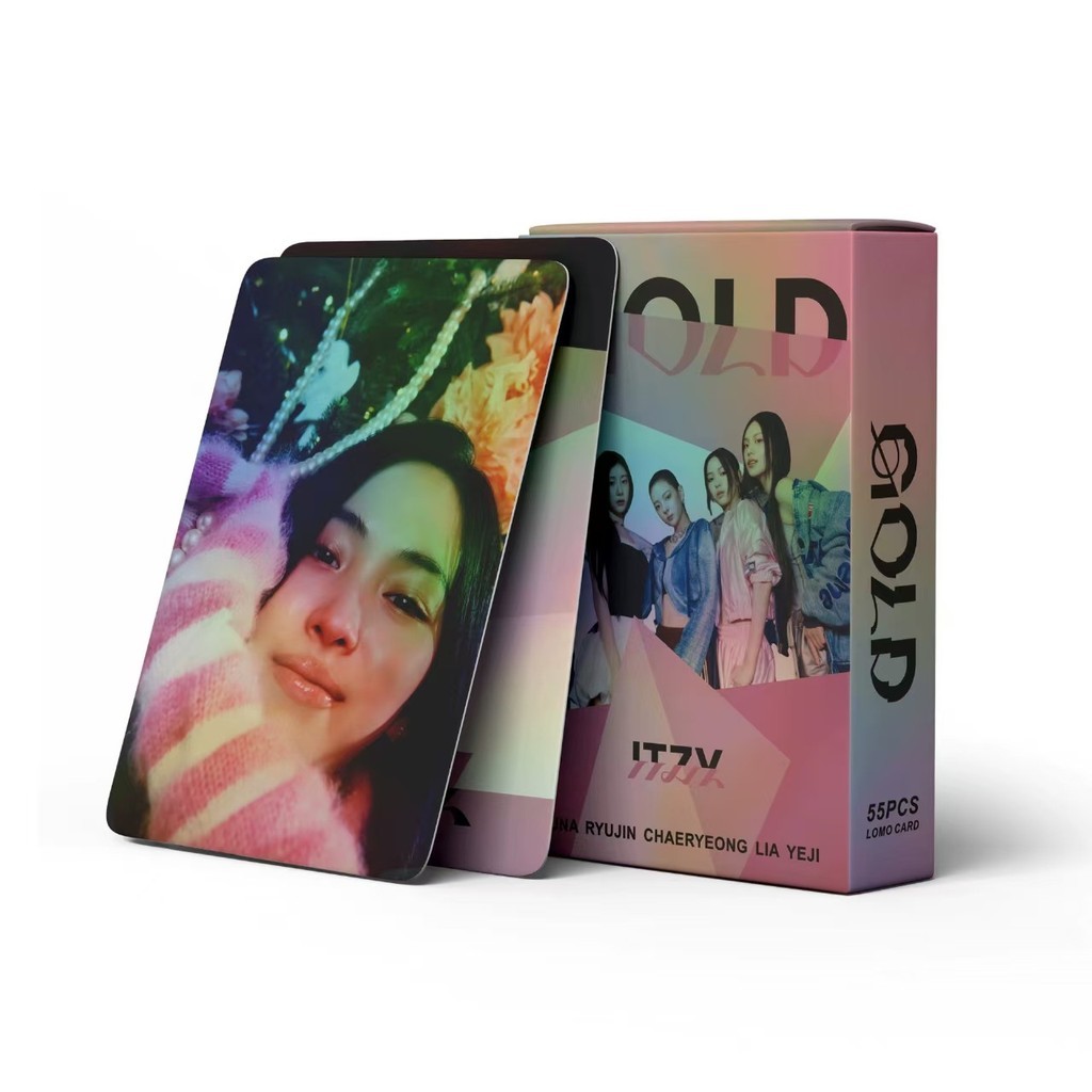55 ITZY ITZY Laser Photocards LIA YUNA YEJI Shin Liuzhen Star KPOP Hàng hóa LOMO Photocards