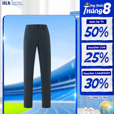[Mua 2 Giảm 5%] Quần tây nam HLA thời trang cao cấp thanh lịch ống đứng, thoáng khí, co giãn tốt, thoái mái vận động
